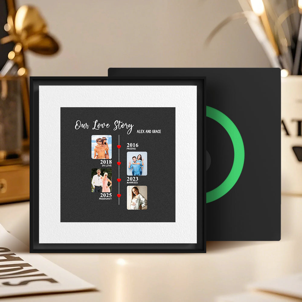 Upgrade Custom Music Fridge Magnet Personalized Gifts for Couple Up to Customized 6 Songs