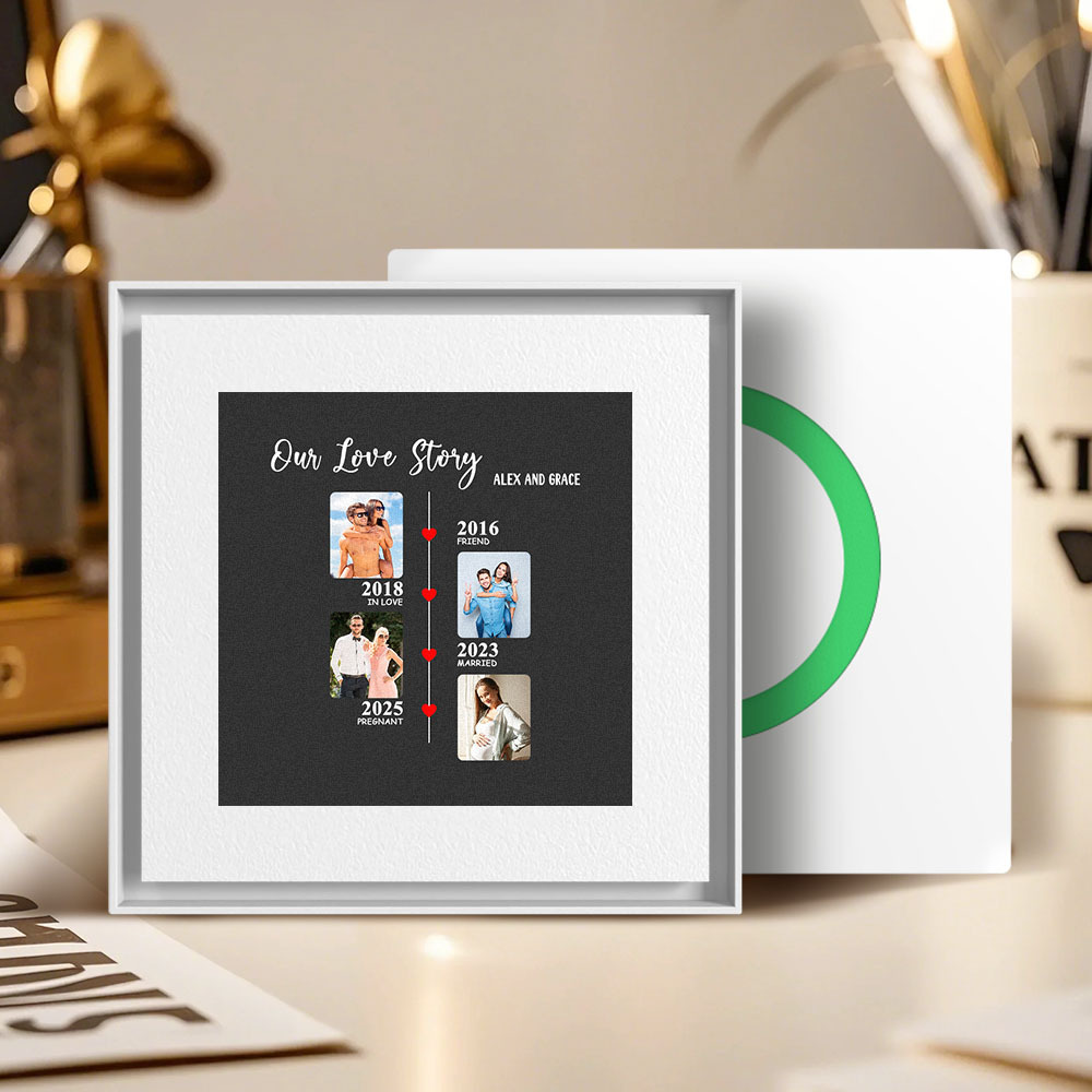 Upgrade Custom Music Fridge Magnet Personalized Gifts for Couple Up to Customized 6 Songs