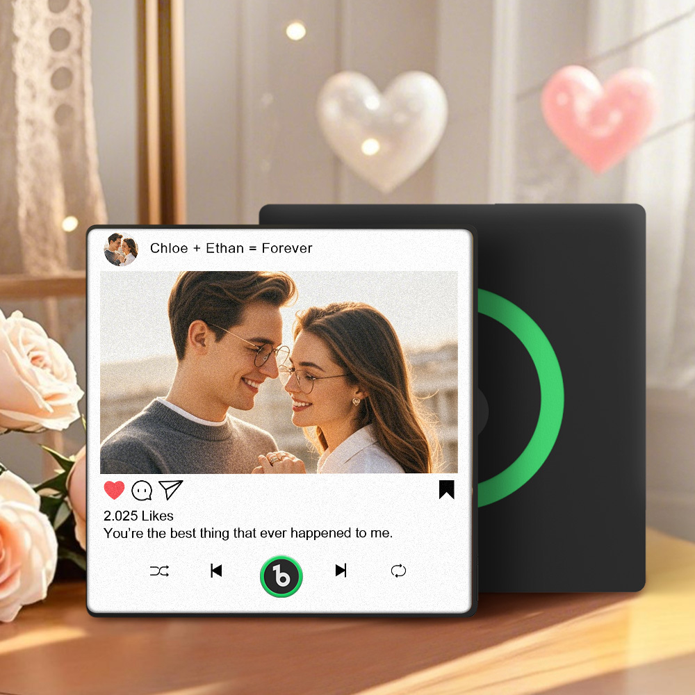 Custom Music Fridge Magnet Gifts for Her Him, Personalized Photo Gifts