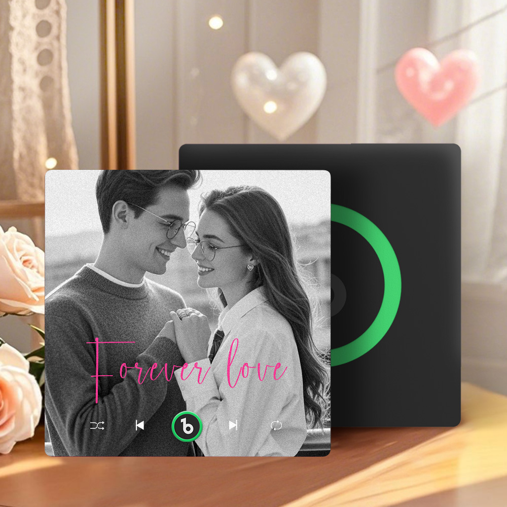 Custom Music Fridge Magnet Gifts for Her Him, Personalized Photo Gifts for Boyfriend Girlfriend Husband Wife, Unique Gift for Anniversary Birthday
