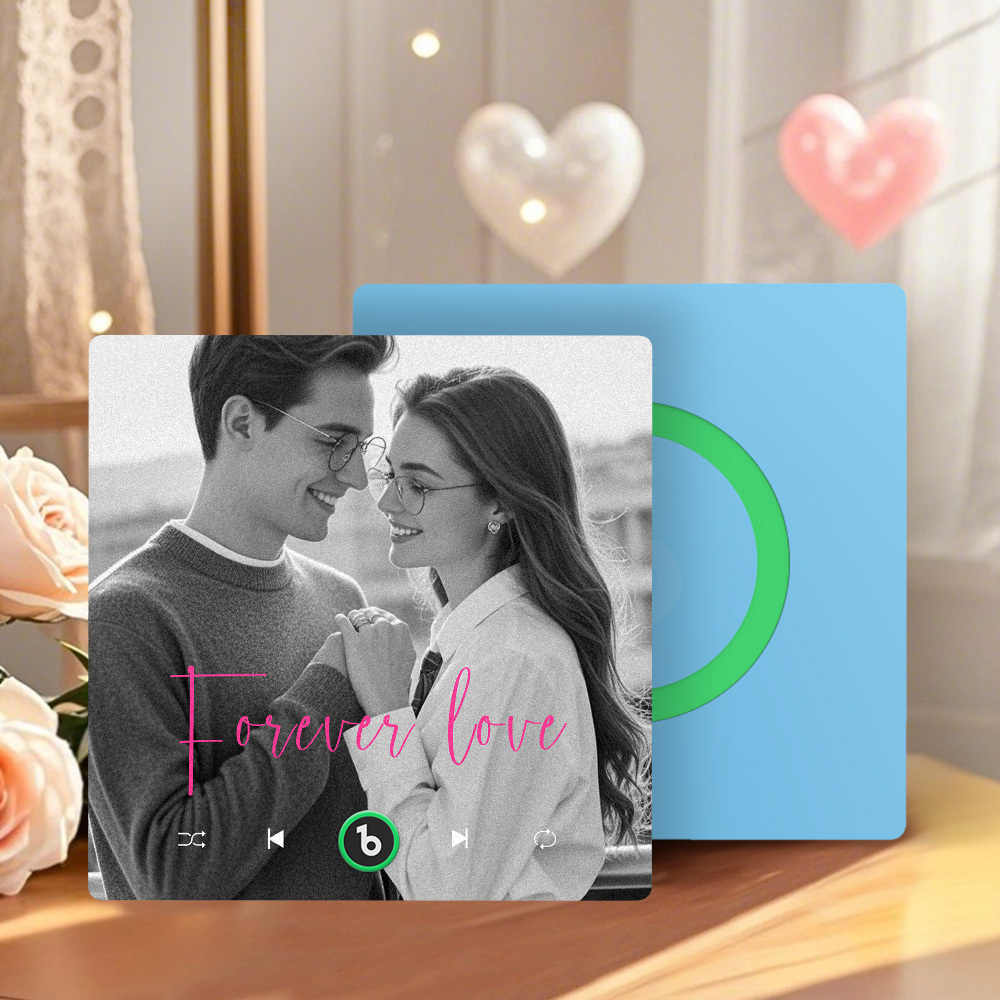 Custom Music Fridge Magnet Gifts for Her Him, Personalized Photo Gifts for Boyfriend Girlfriend Husband Wife, Unique Gift for Anniversary Birthday
