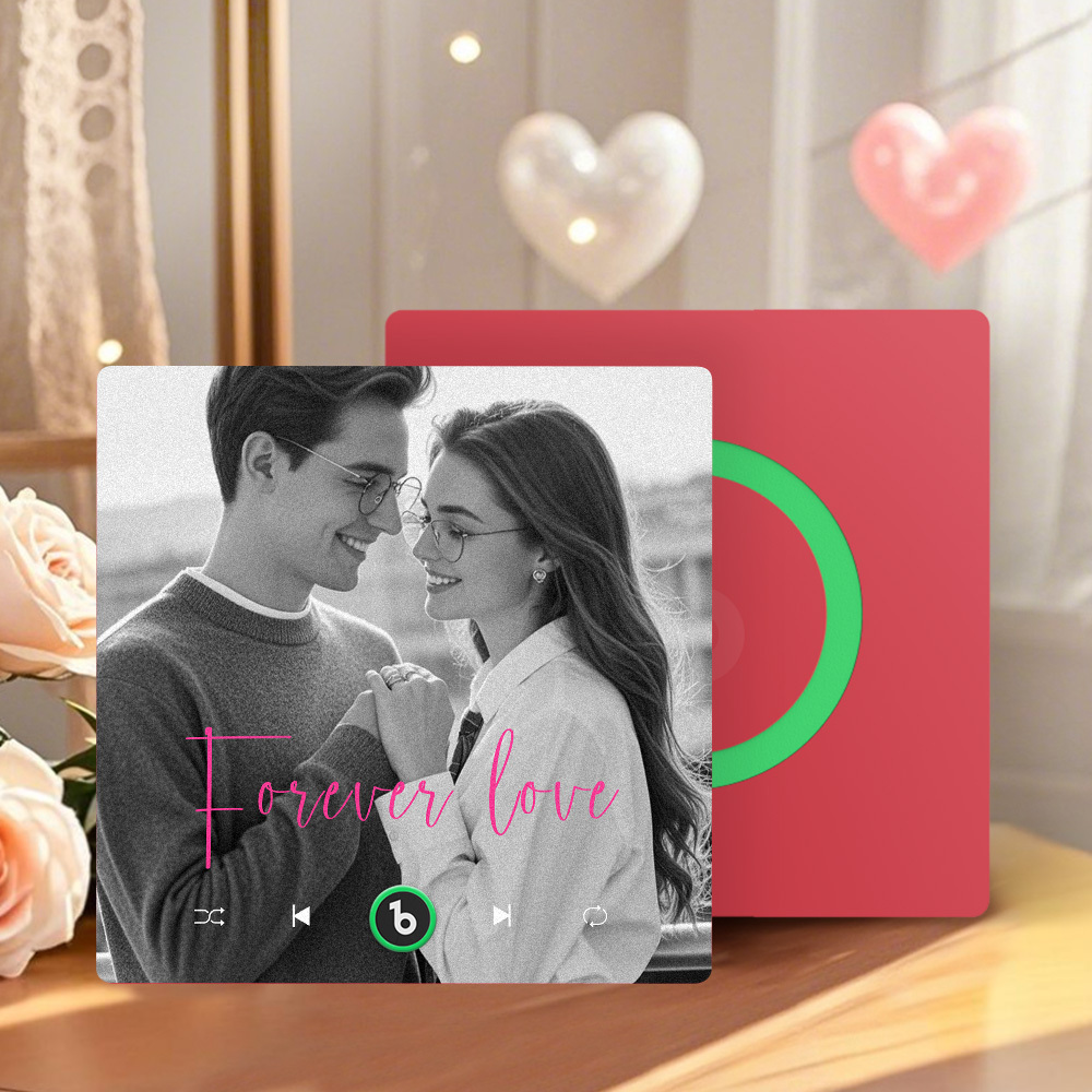 Custom Music Fridge Magnet Gifts for Her Him, Personalized Photo Gifts for Boyfriend Girlfriend Husband Wife, Unique Gift for Anniversary Birthday