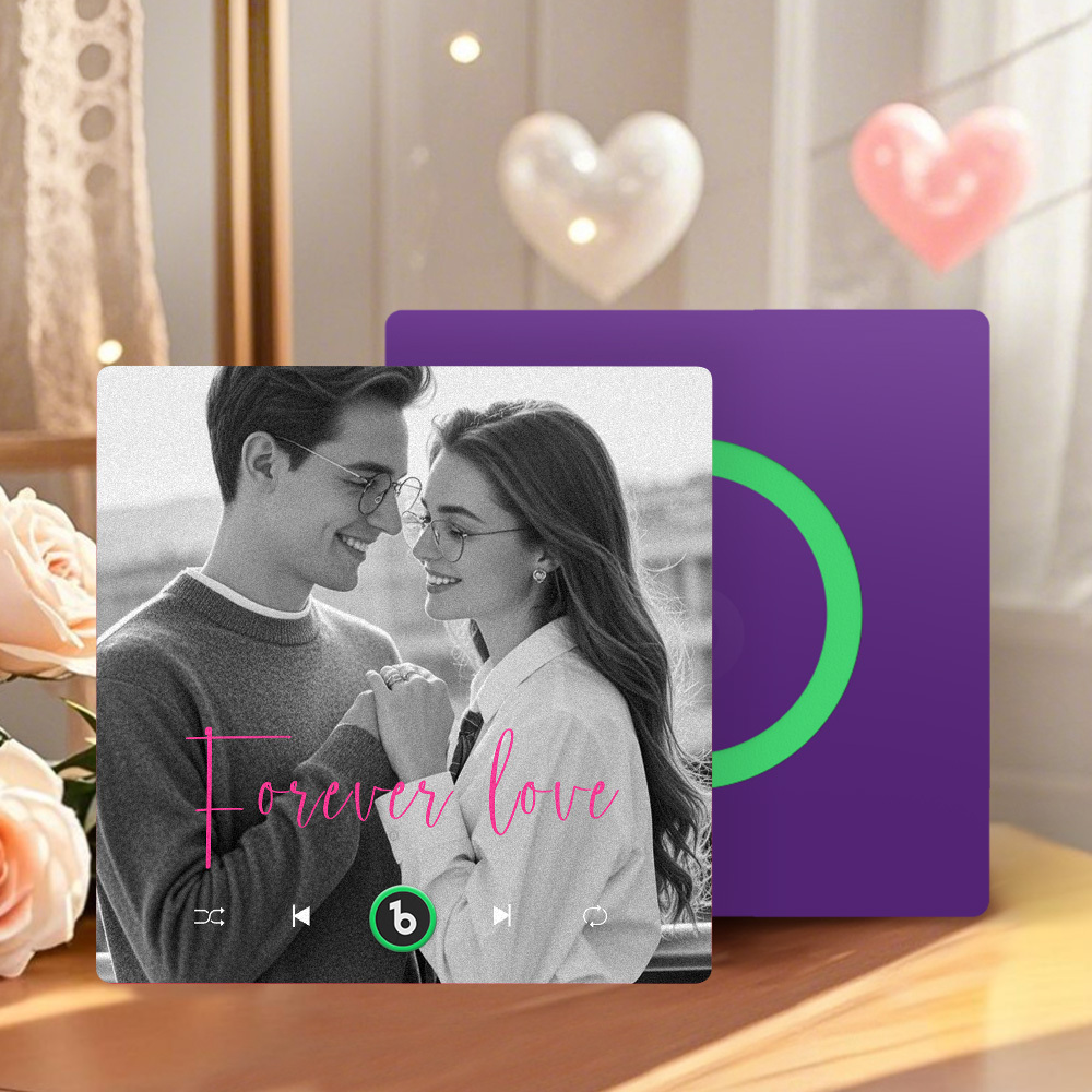 Custom Music Fridge Magnet Gifts for Her Him, Personalized Photo Gifts for Boyfriend Girlfriend Husband Wife, Unique Gift for Anniversary Birthday