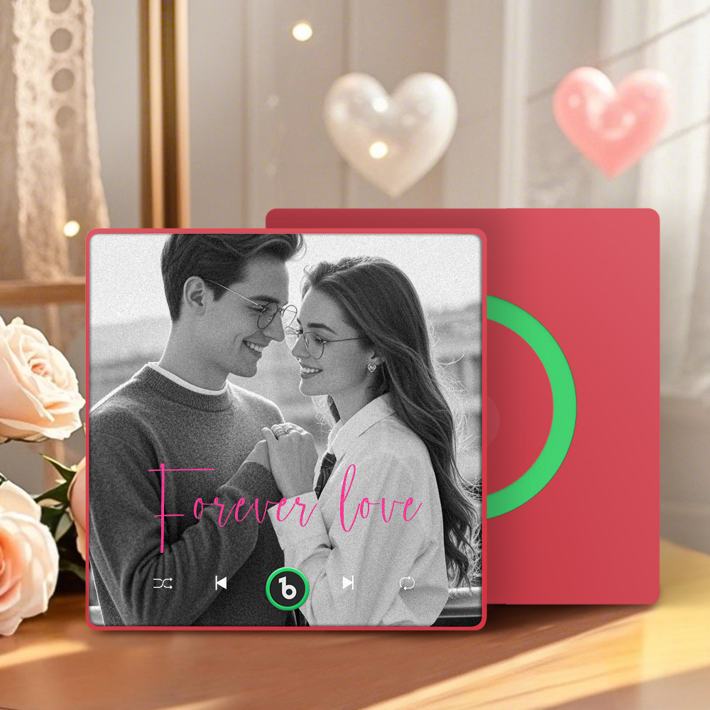 Custom Music Fridge Magnet Gifts for Her Him, Personalized Photo Gifts for Boyfriend Girlfriend Husband Wife, Unique Gift for Anniversary Birthday