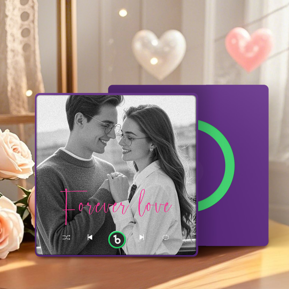 Custom Music Fridge Magnet Gifts for Her Him, Personalized Photo Gifts for Boyfriend Girlfriend Husband Wife, Unique Gift for Anniversary Birthday