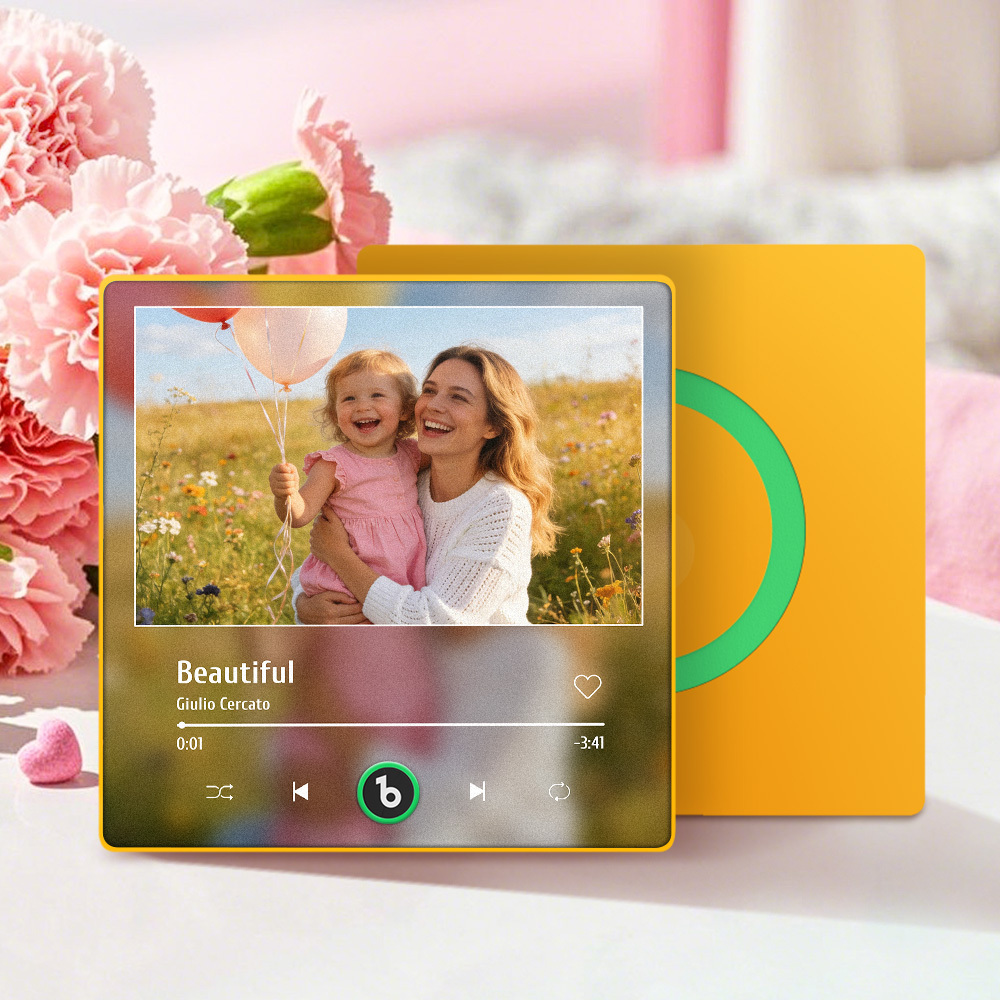 Custom Music Fridge Magnet Personalized Song Magnet Mother's Day Gift