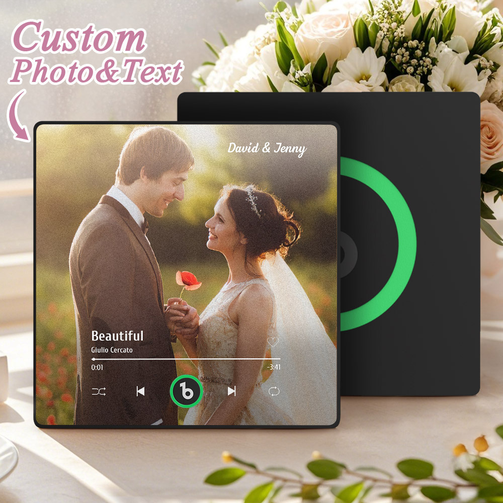 Custom Music Fridge Magnet Custom Colorful Frame Album Fridge Magnet M