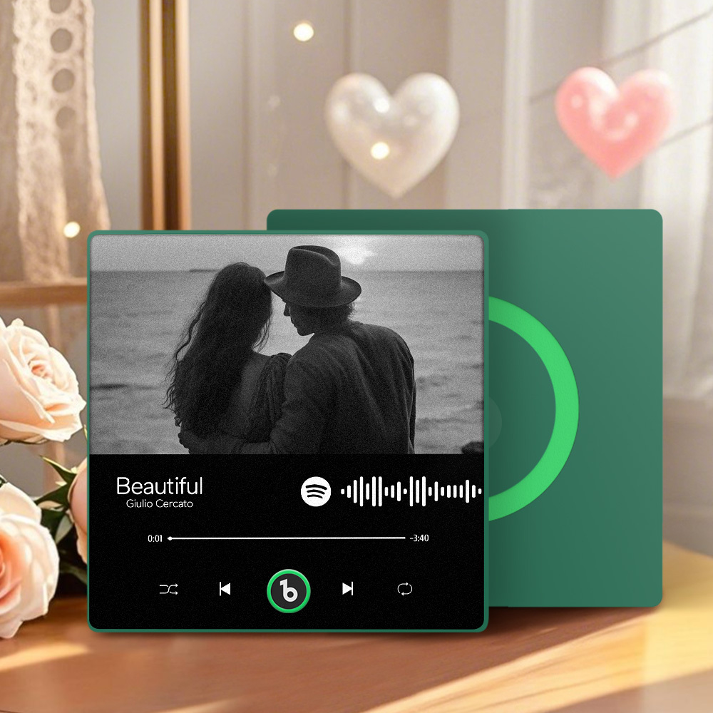 Custom Music Fridge Magnet Personalized Spotify Music Fridge Magnet Can Play Songs Anniversary Gift for Lover