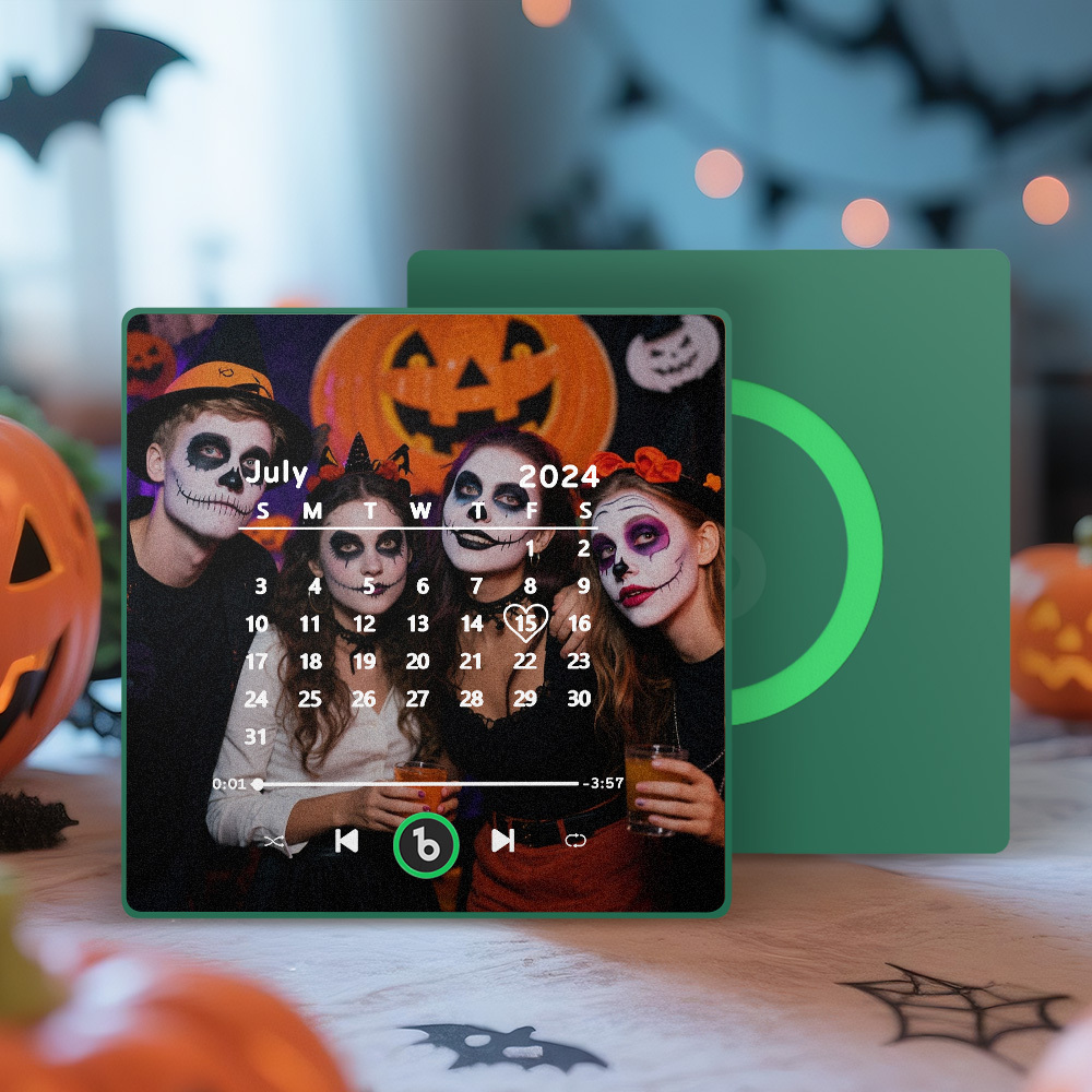 Custom Music Fridge Magnet Personalized Song Fridge Magnet That Can Play Music Wedding Magnet Supports Bluetooth Connectivity Calendar Halloween Gifts for Couple