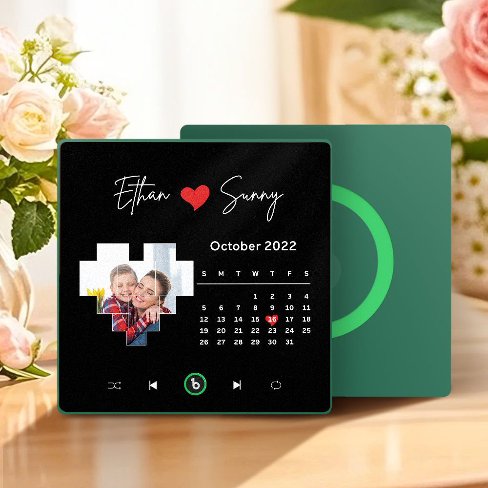 Custom Musical Fridge Magnets with Date Mother's Day Gifts Anniversary Gifts for Mum