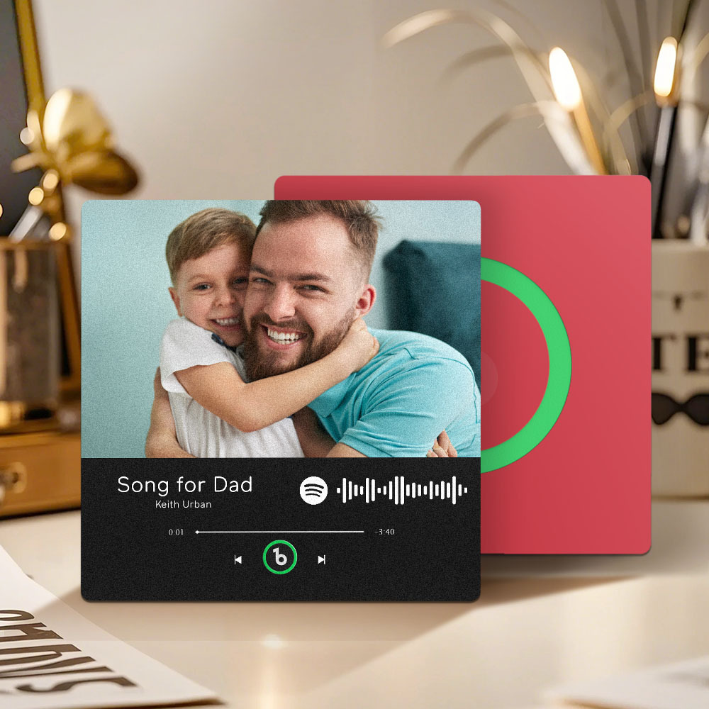 Personalised Music Fridge Magnet That Plays Father's Day Gifts for Dad Multiple Colors