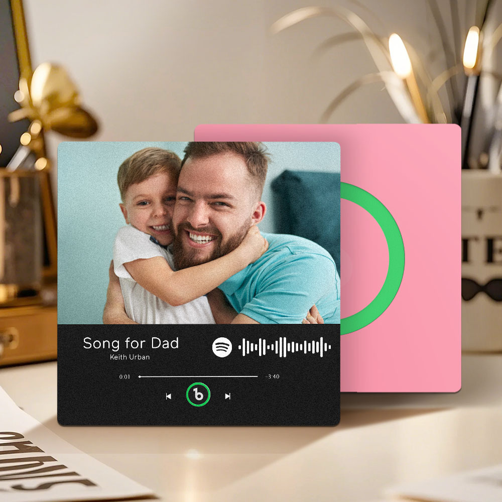 Personalised Music Fridge Magnet That Plays Father's Day Gifts for Dad Multiple Colors