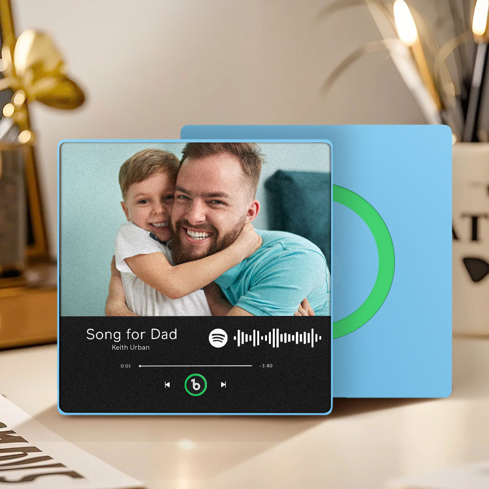 Personalised Music Fridge Magnet That Plays Father's Day Gifts for Dad Multiple Colors