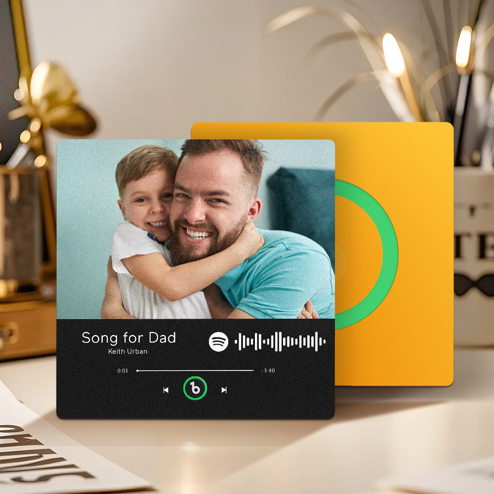Personalised Music Fridge Magnet That Plays Father's Day Gifts for Dad Multiple Colors