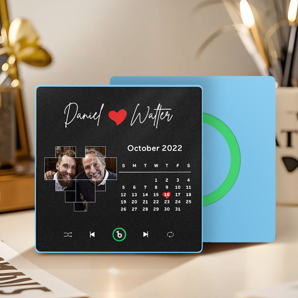 Custom Musical Fridge Magnets with Date Father's Day Gifts Anniversary Gifts for Dad