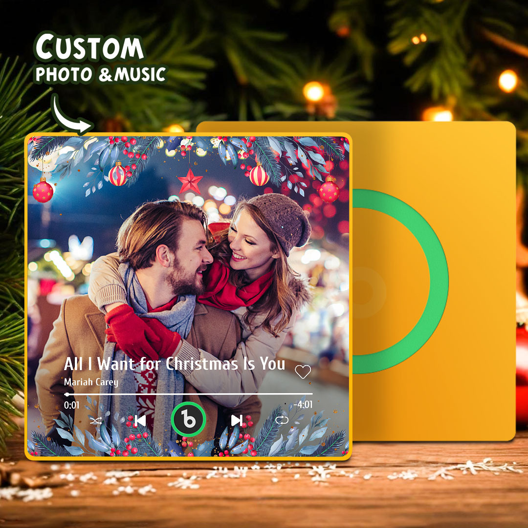 Custom Music & Photo Fridge Magnet FridgeBeats Pro Supports Bluetooth Connectivity - Fridgebeats
