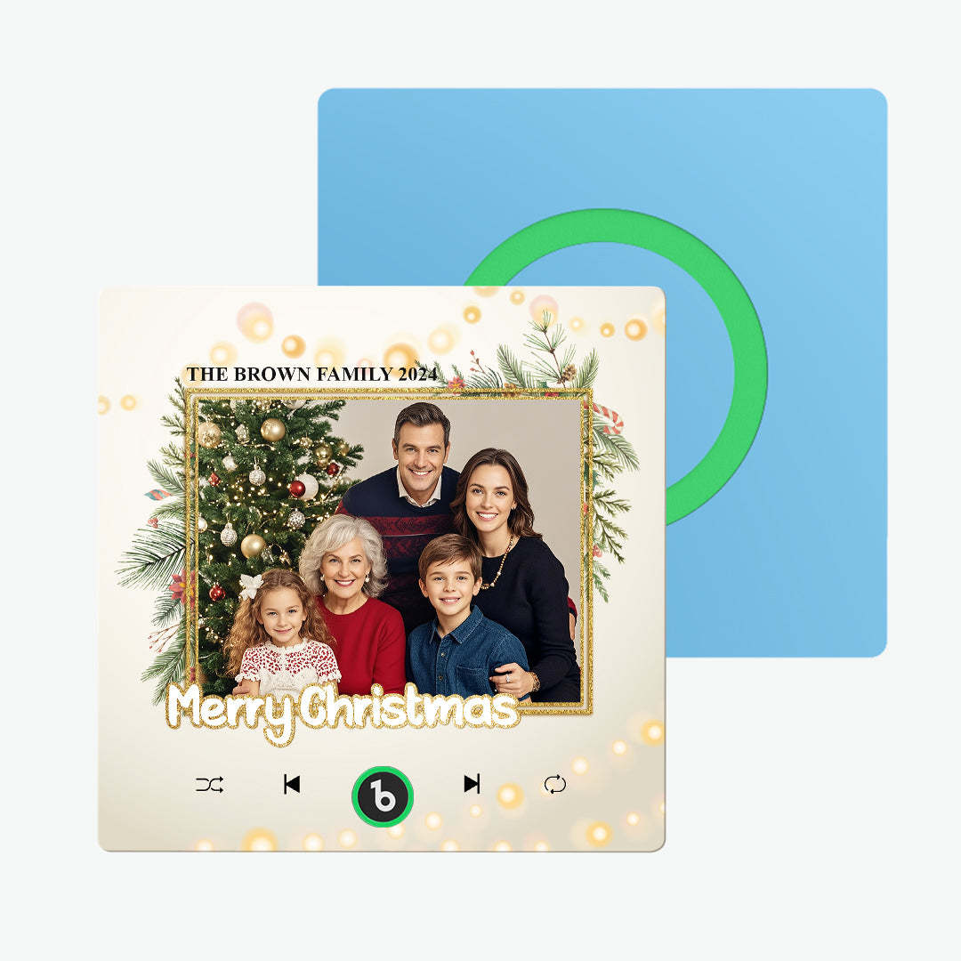 Custom Music Fridge Magnet Upgraded Fridge Magnets with Photo Christmas Gifts Family Gifts - Fridgebeats