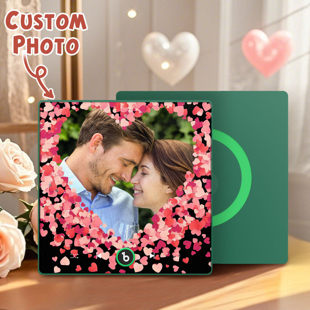 Personalized Love Hearts Music Fridge Magnet Valentine's Day Gifts Custom Music Magnets Can Play Songs
