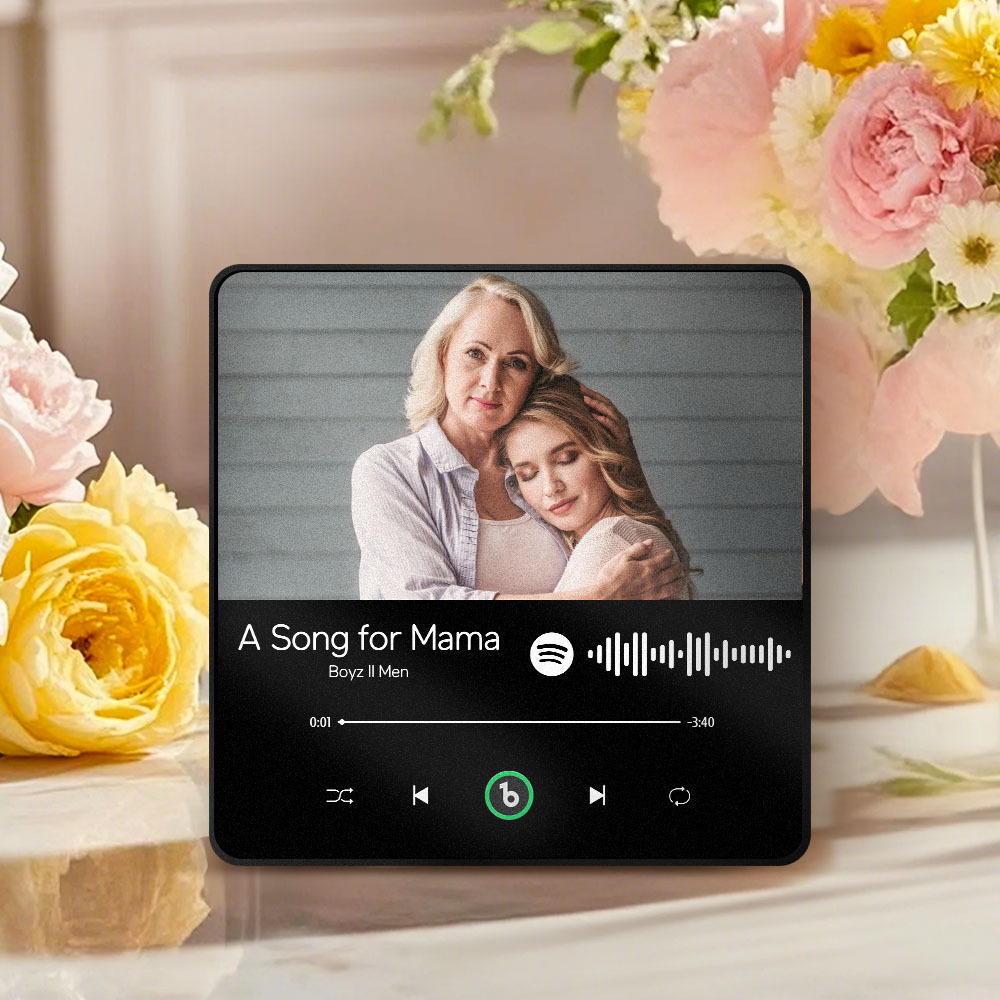Personalised Music Fridge Magnet That Plays Mother's Day Gifts for Mum Multiple Colors