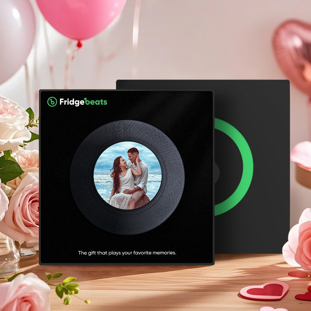 Custom Music Fridge Magnets Personalized Song Magnets NFC Functionality That Can Plays Music Valentine's Day Gifts For Couples