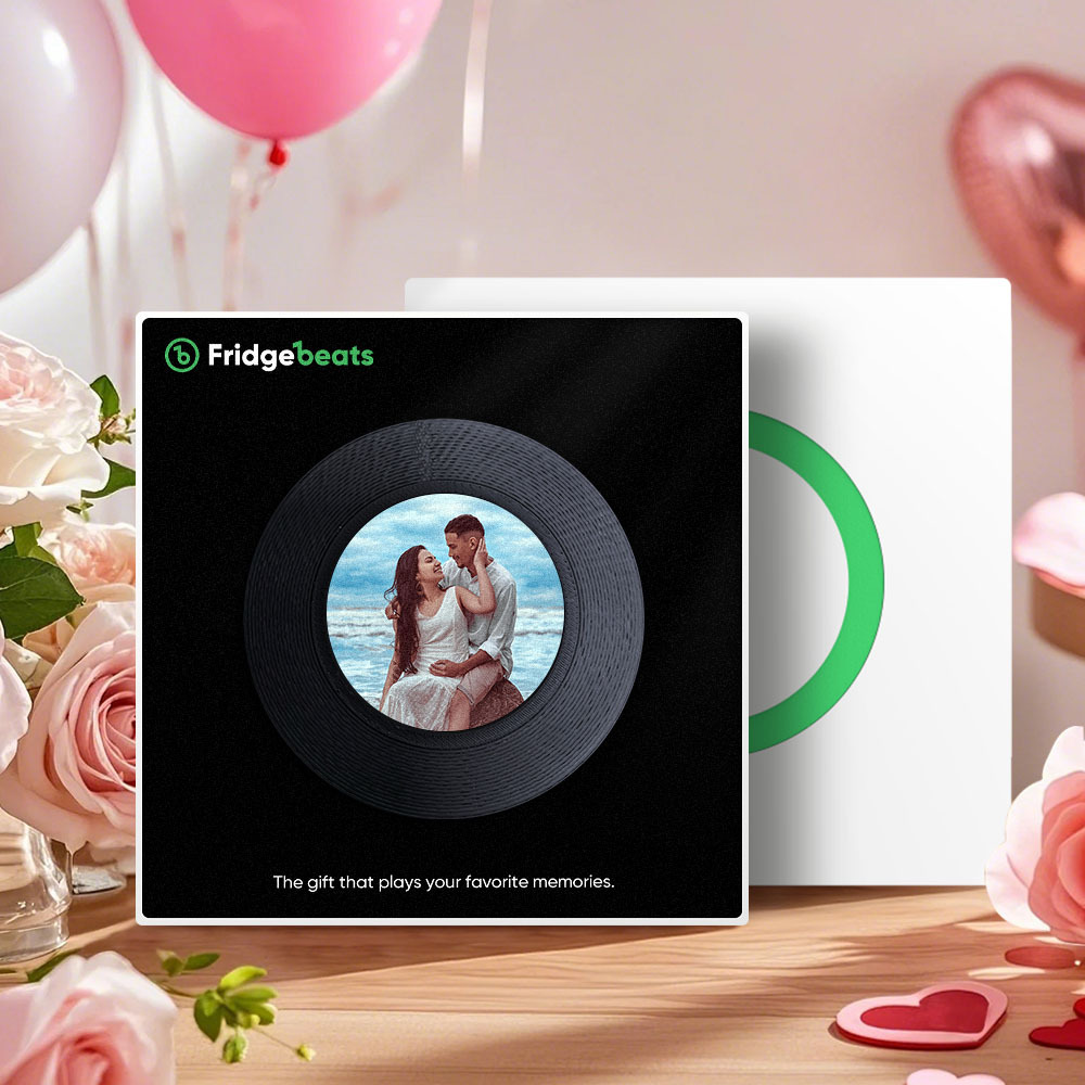 Custom Music Fridge Magnets Personalized Song Magnets NFC Functionality That Can Plays Music Valentine's Day Gifts For Couples
