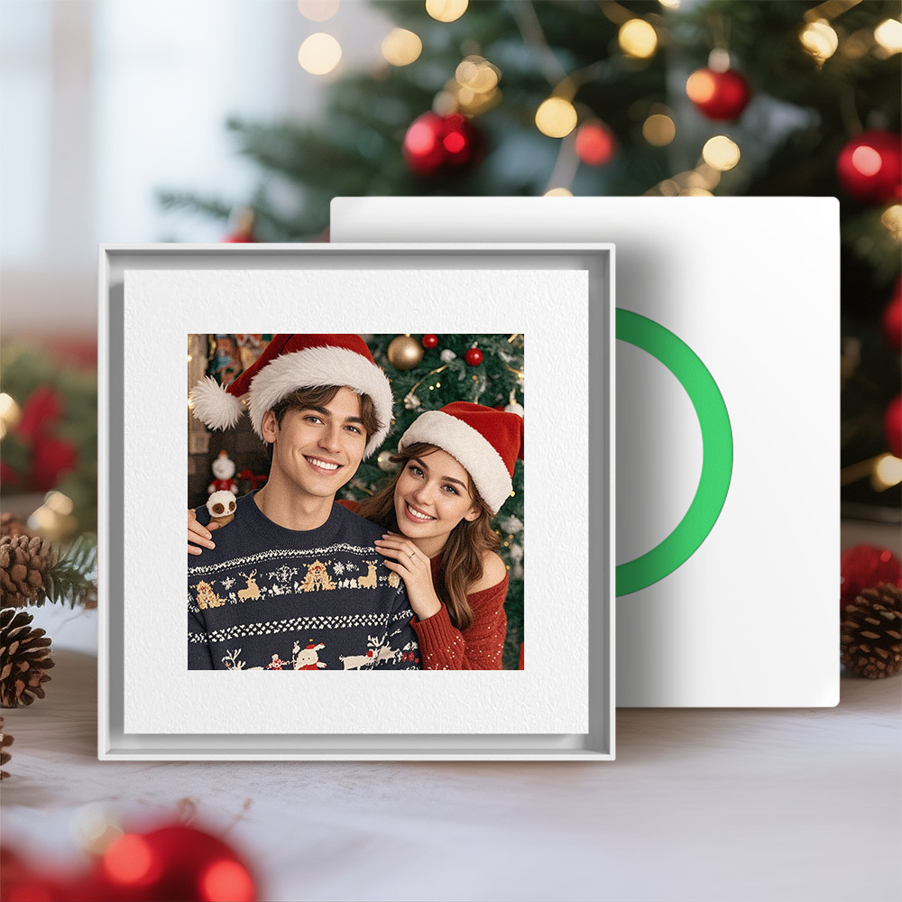 Custom Music & Photo Fridge Magnet Can Customize 1-6  Frame Art and Songs Personalized Photo Song That Can Play Music Christmas Gifts for Her