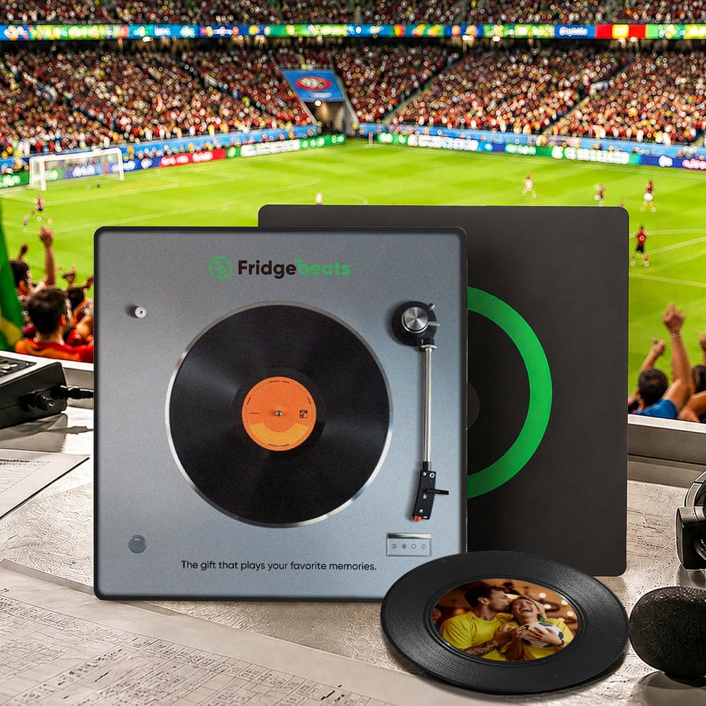 Custom Song Fridge Magnet With Photo Supports NFC Functionality Gifts for Men The 2026 Global Football Festival