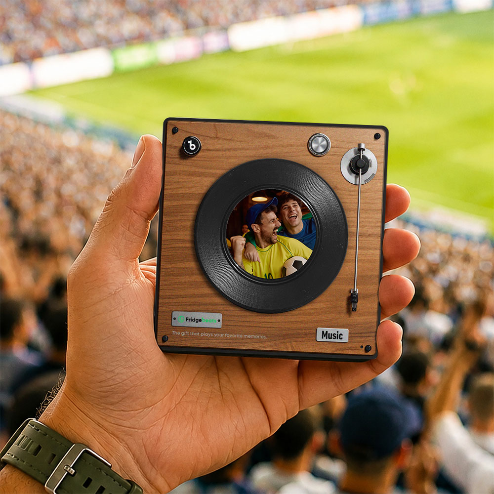 Custom Song Fridge Magnet With Photo Supports NFC Functionality Gifts for Men The 2026 Global Football Festival