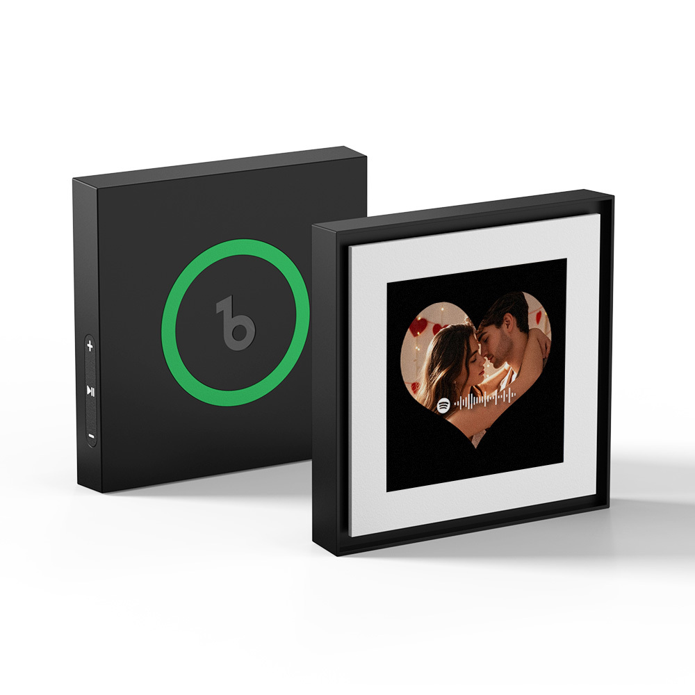 Custom Music And Photo Fridge Magnet Supports NFC Functionality Frame Art Fridge Magnet Valentine's Gift