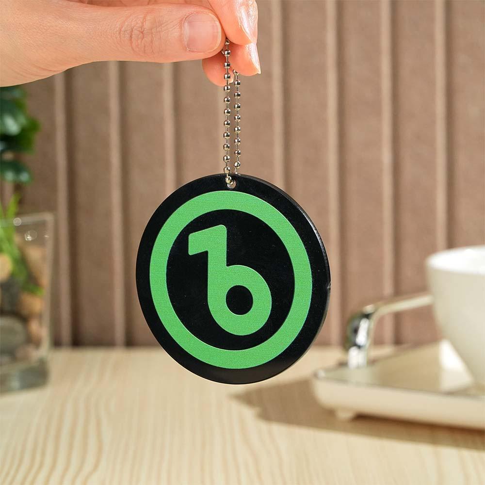 Fridgebeats Logo Car Hanger Car Rearview Mirror Charm