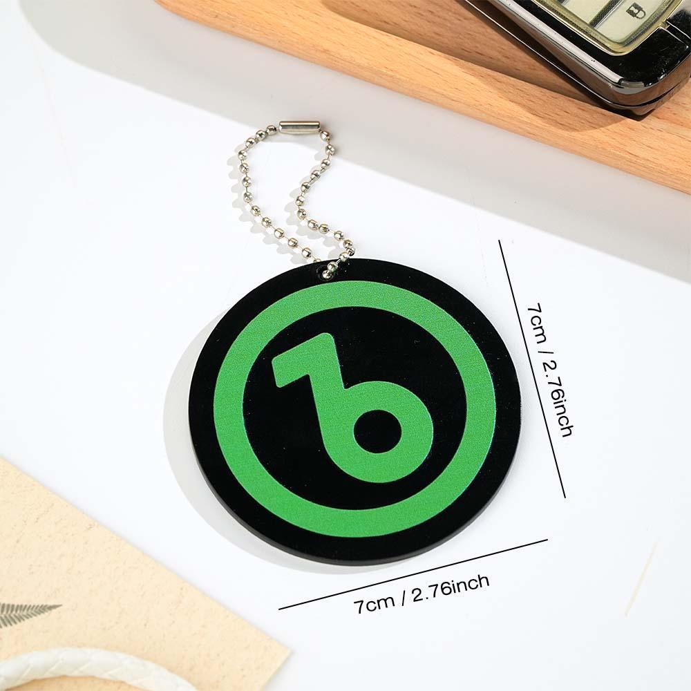 Fridgebeats Logo Car Hanger Car Rearview Mirror Charm