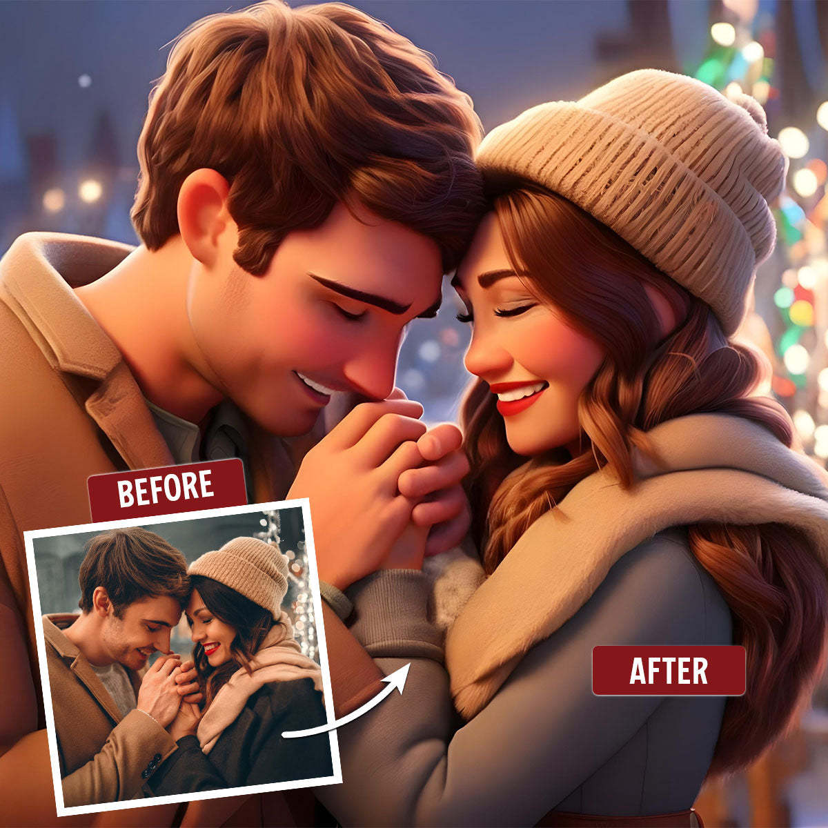 Custom Music Magnet for Fridge Personalized Photo Cartoon Style Song Fridge Magnet That Can Play Songs Gift for Mom
