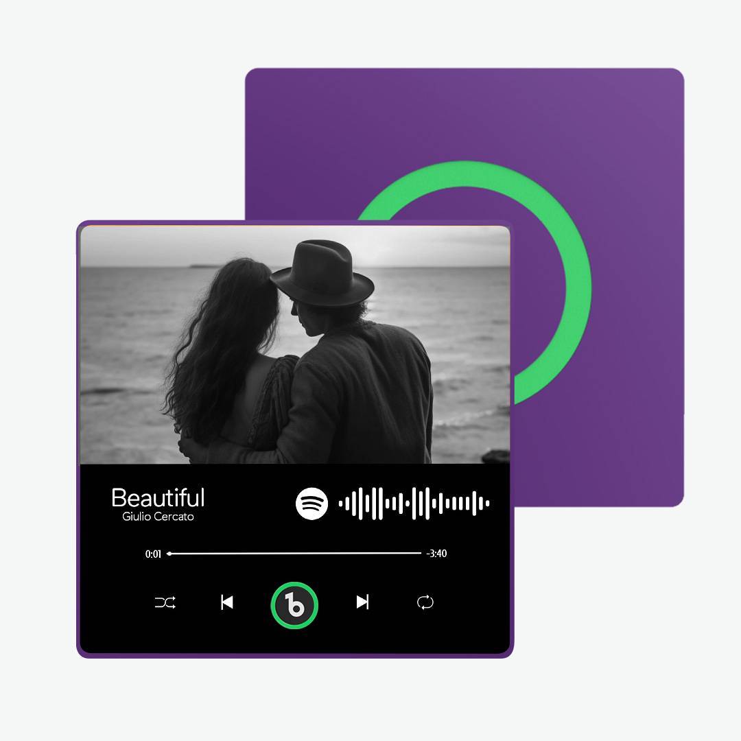 Custom Music Fridge Magnet Personalized Spotify Music Fridge Magnet Can Play Songs Anniversary Gift for Lover
