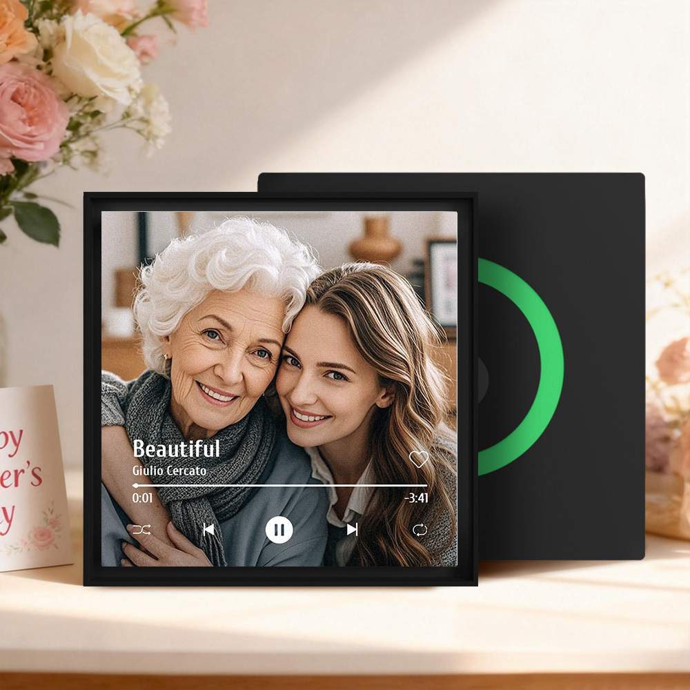 Custom Music Fridge Magnet Personalized Mother's Day Gift Custom Music Gift Fridge Magnet With Photo for Her