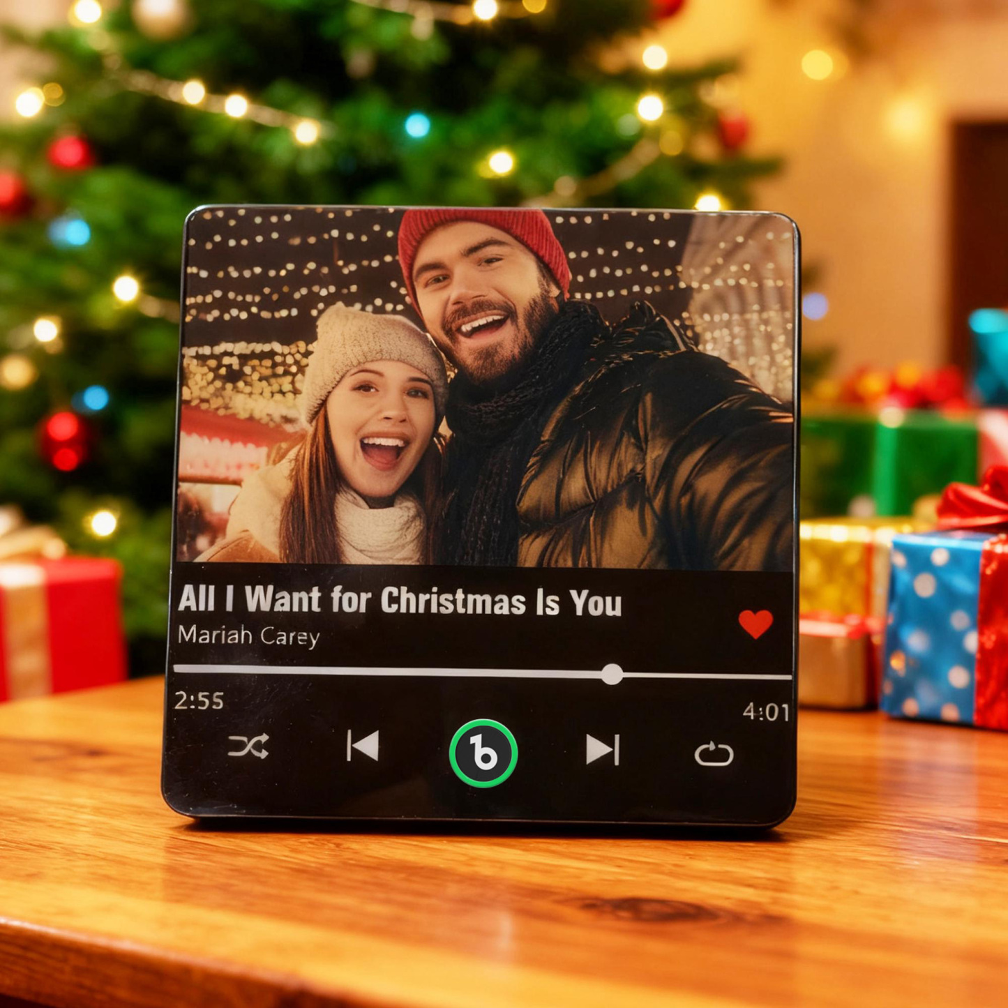 Personalized Photo Music Fridge Magnet Playable Song Keepsake Gift Christmas Gift for Lover