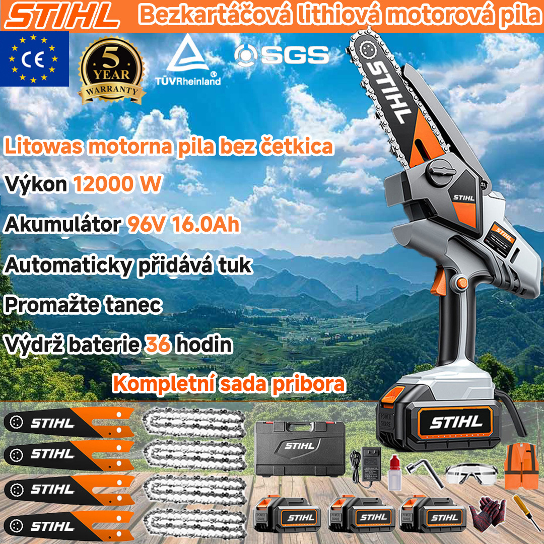 Přenosná řetězová pila STIHL 12000W s lithiovou baterií