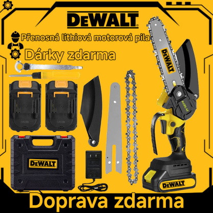 【50% sleva】 Nejnovější 8000W vysoce výkonná přenosná lithiová řetězová pila DeWalt
