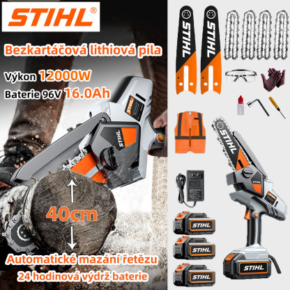 Přenosná řetězová pila STIHL 12000W s lithiovou baterií