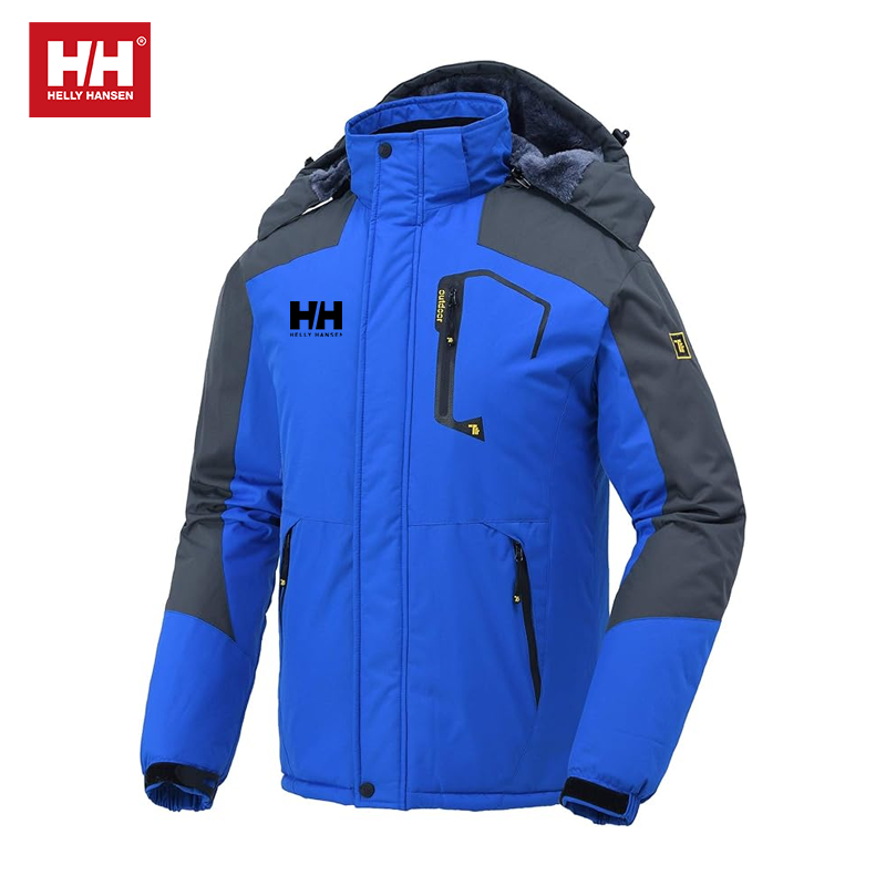 Men's Helly-Hansen® fleece winter jacket, wind and water resistant