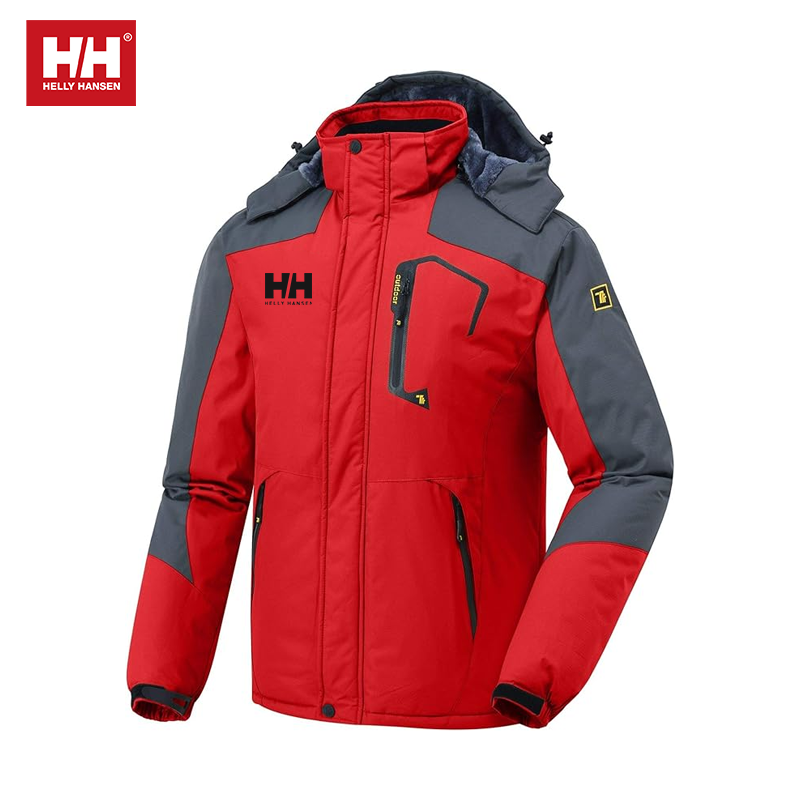 Men's Helly-Hansen® fleece winter jacket, wind and water resistant