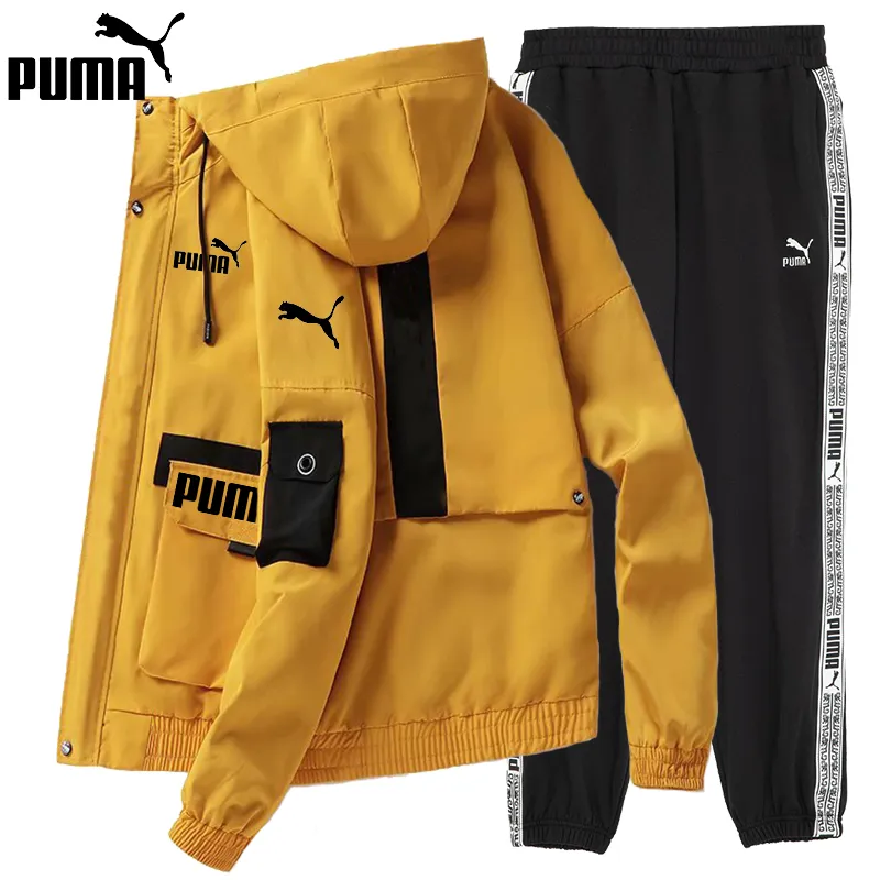 PUMA2024 new winter jacket + cotton pants, comfortable and warm