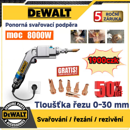 Laserový svařovací stroj (3v1) Nejnovější model DEWALT 2024 svařování + řezání + odstranění rzi 8000W