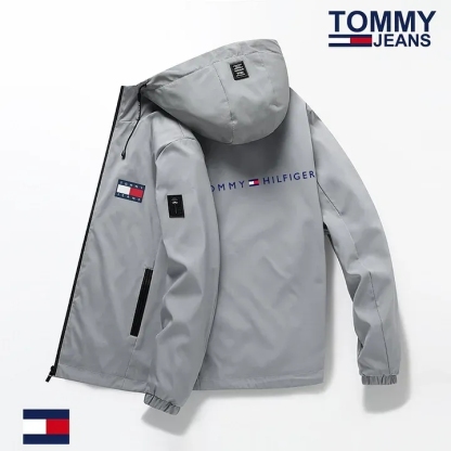 TOMMY HILFIGER Bunda s kapucí pro podzim/zimu 2024