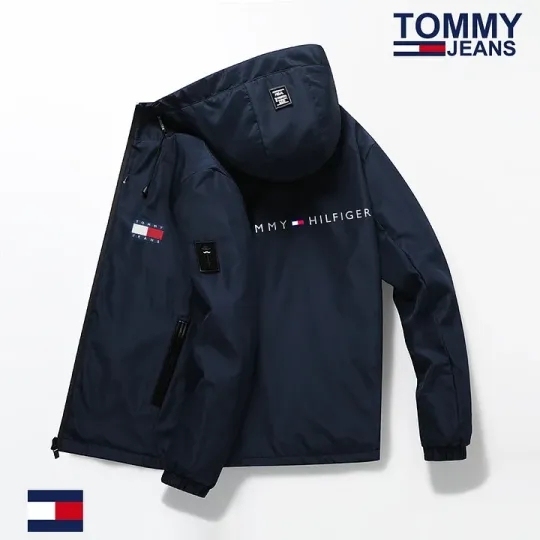 TOMMY HILFIGER Bunda s kapucí pro podzim/zimu 2024