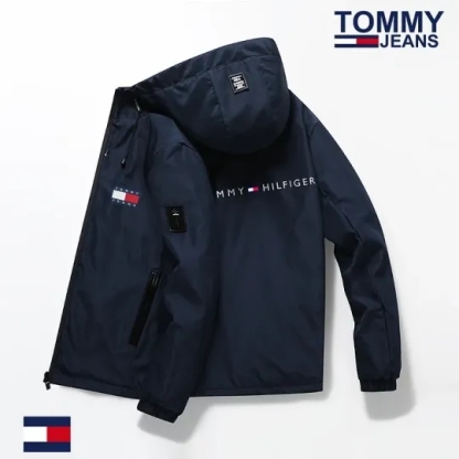TOMMY HILFIGER Bunda s kapucí pro podzim/zimu 2024