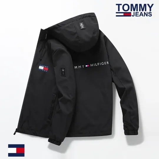 TOMMY HILFIGER Bunda s kapucí pro podzim/zimu 2024
