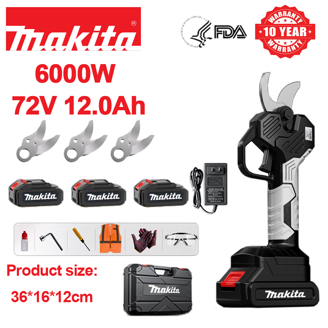 Profesionální bezkomutátorové lithiové zahradní nůžky Makita 8000W