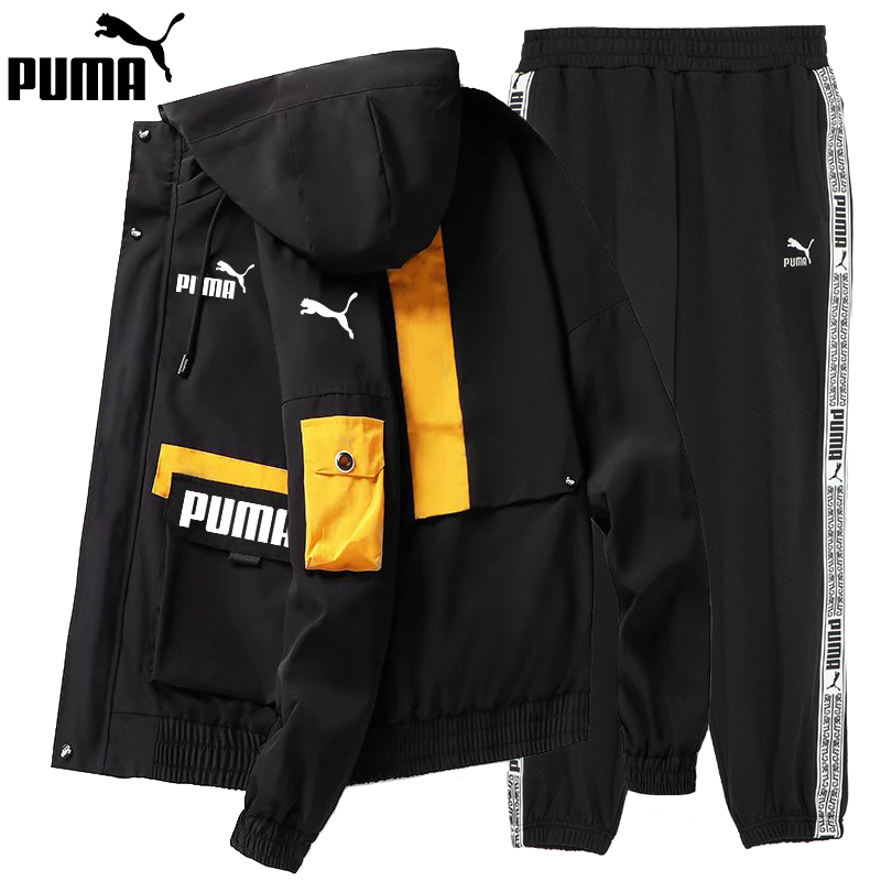 PUMA2024 new winter jacket + cotton pants, comfortable and warm