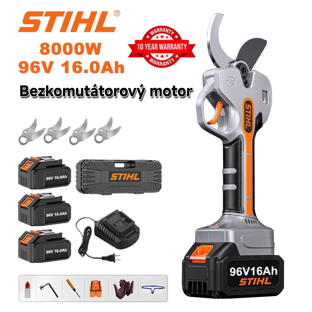 Bezkartáčové nůžky na větve STIHL 8000W s teleskopickou rukojetí
