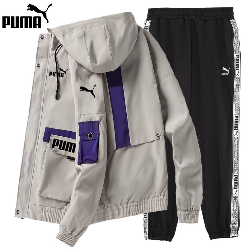 PUMA2024 new winter jacket + cotton pants, comfortable and warm
